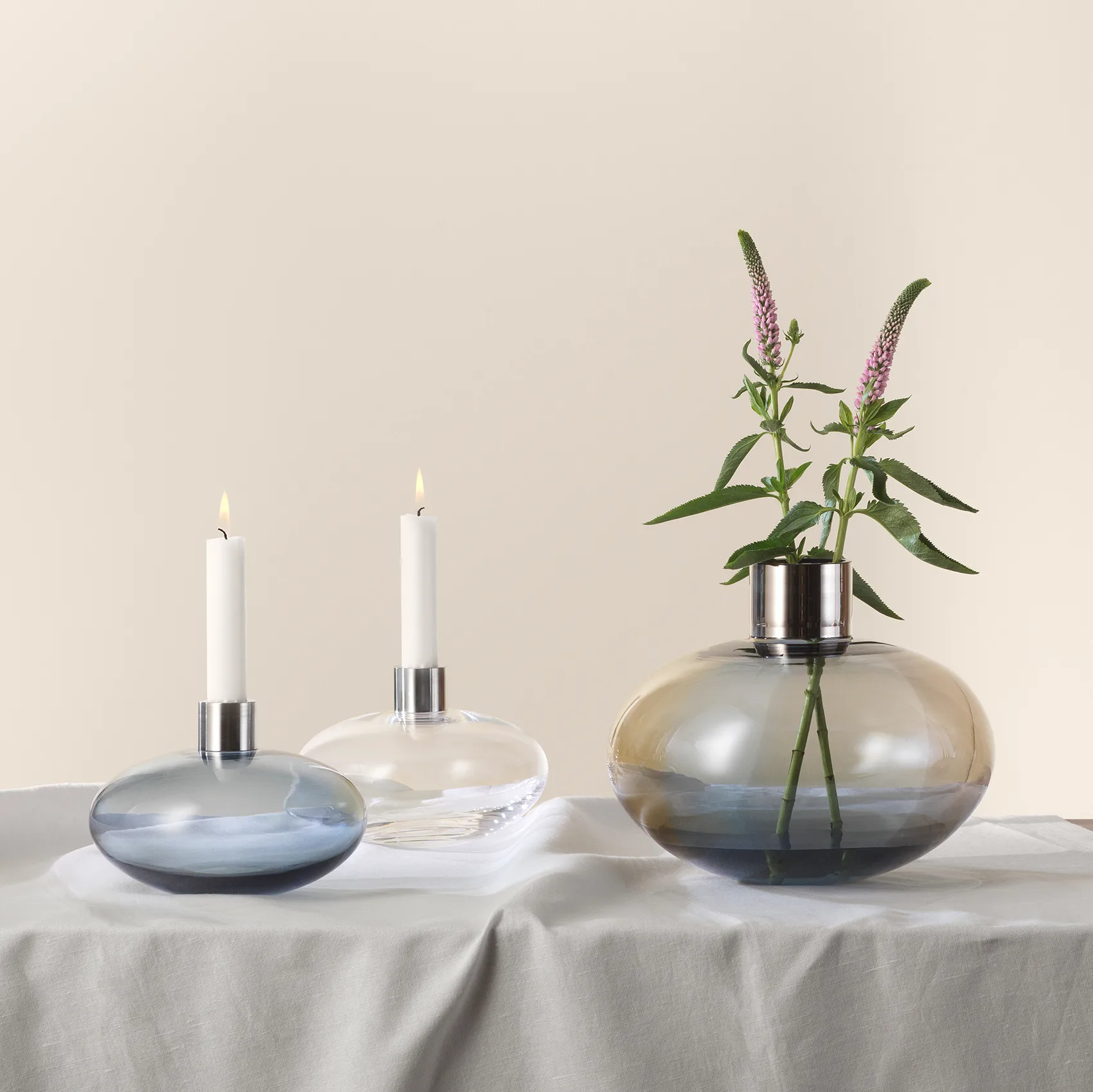 Pluto vase Ø23.5 cm, clear Orrefors