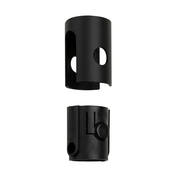 Punkt cable clip - Black RAL 9005 - Örsjö Belysning