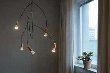 Ranka 5 ceiling lamp - Red - Örsjö Belysning
