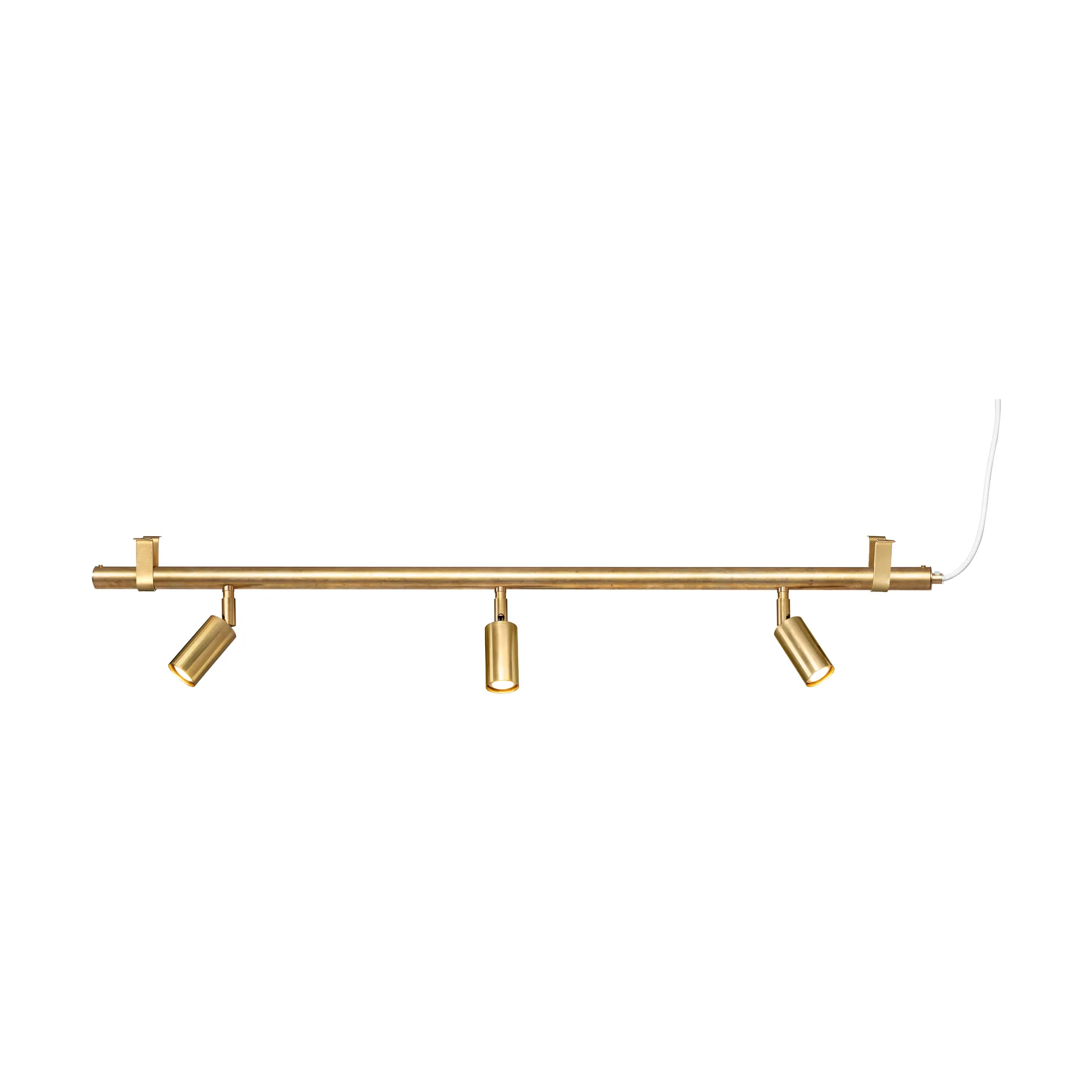 Starlight 3 wall and ceiling lamp, Raw brass Örsjö Belysning