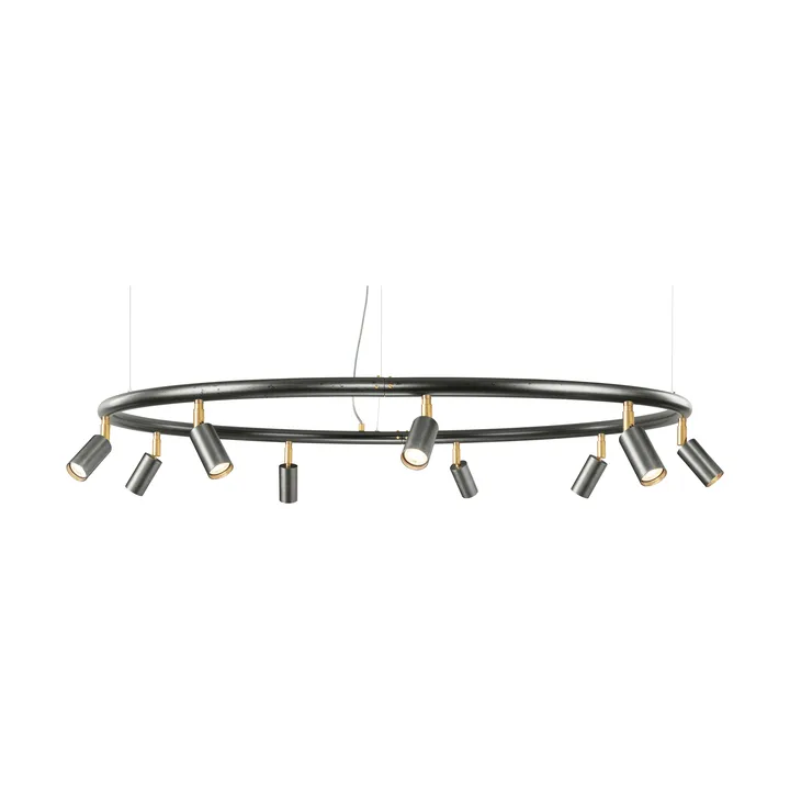 Starlight round wall and ceiling lamp Ø100 cm - Raw steel - Örsjö Belysning