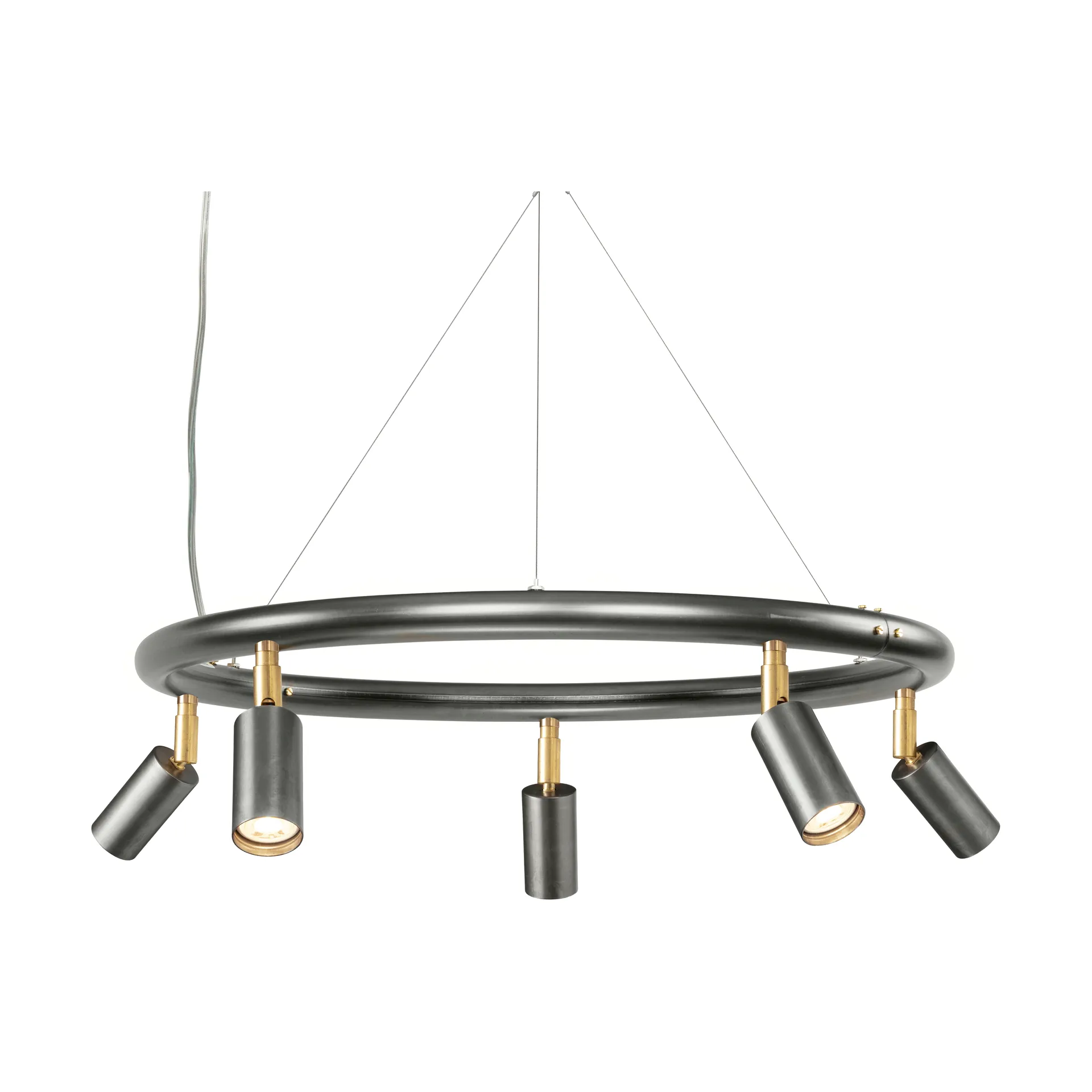 Starlight round wall and ceiling light Ø60 cm, Raw steel Örsjö Belysning