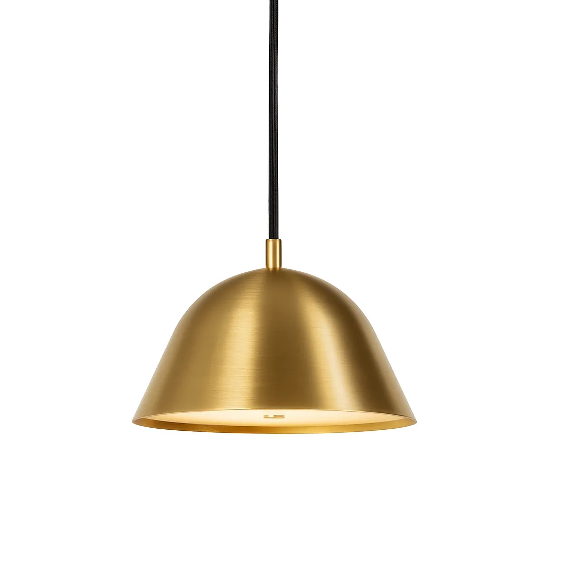 Streck pendant small 11x21 cm, Brushed brass Örsjö Belysning