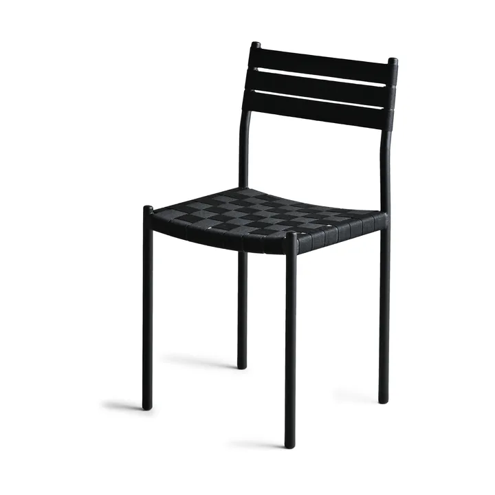 Nettan Chair black frame chair - Black weave - OX Denmarq