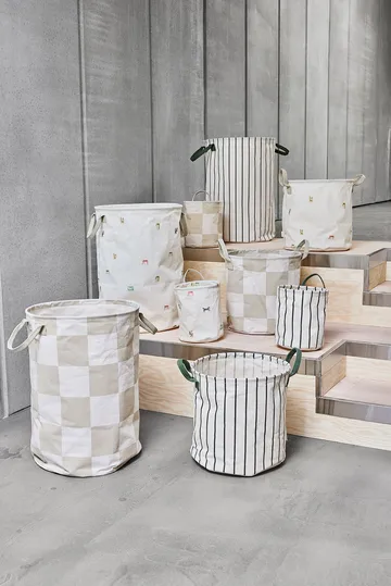 Chess storage baskets medium 2-pack - Clay-offwhite - OYOY
