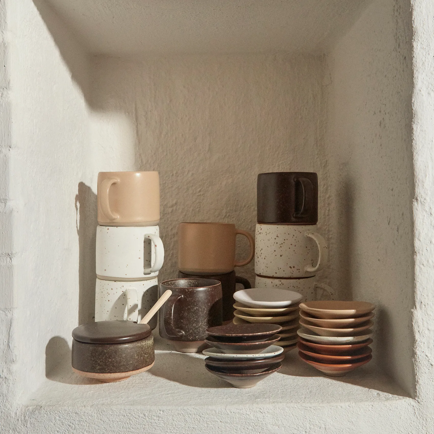 Hagi bowl mini Ø8 cm, brown OYOY
