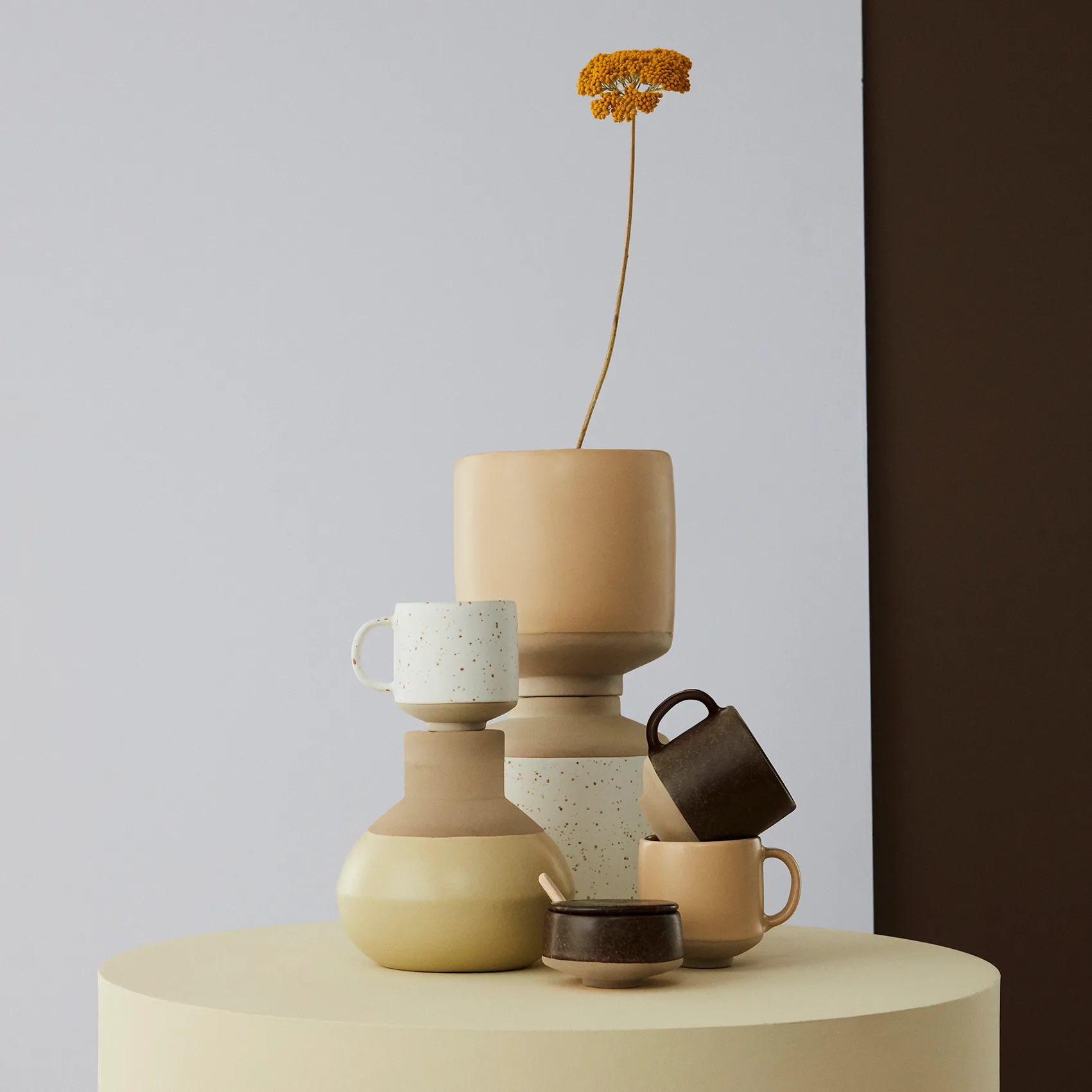 Hagi cup, brown OYOY