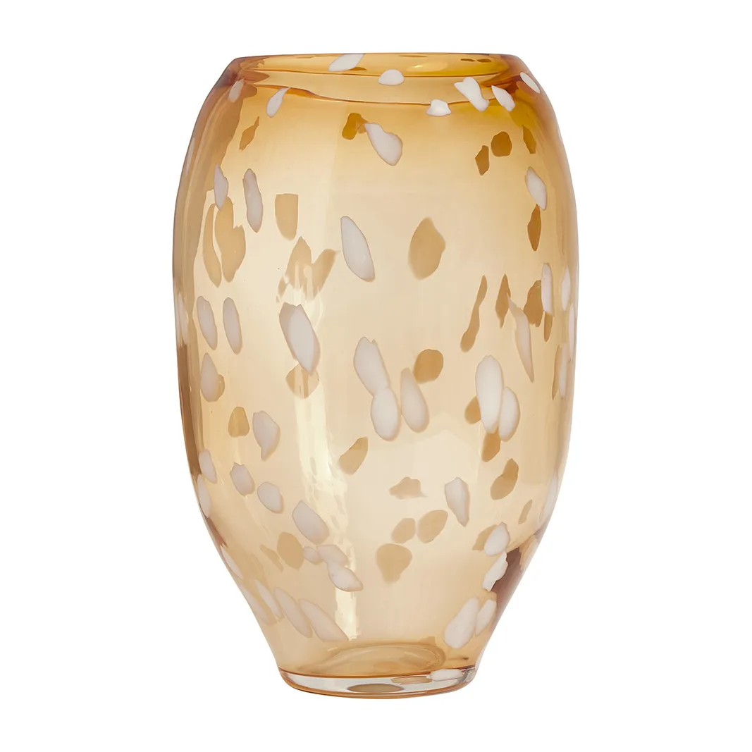Jali vase large 35 cm, Amber (orange) OYOY