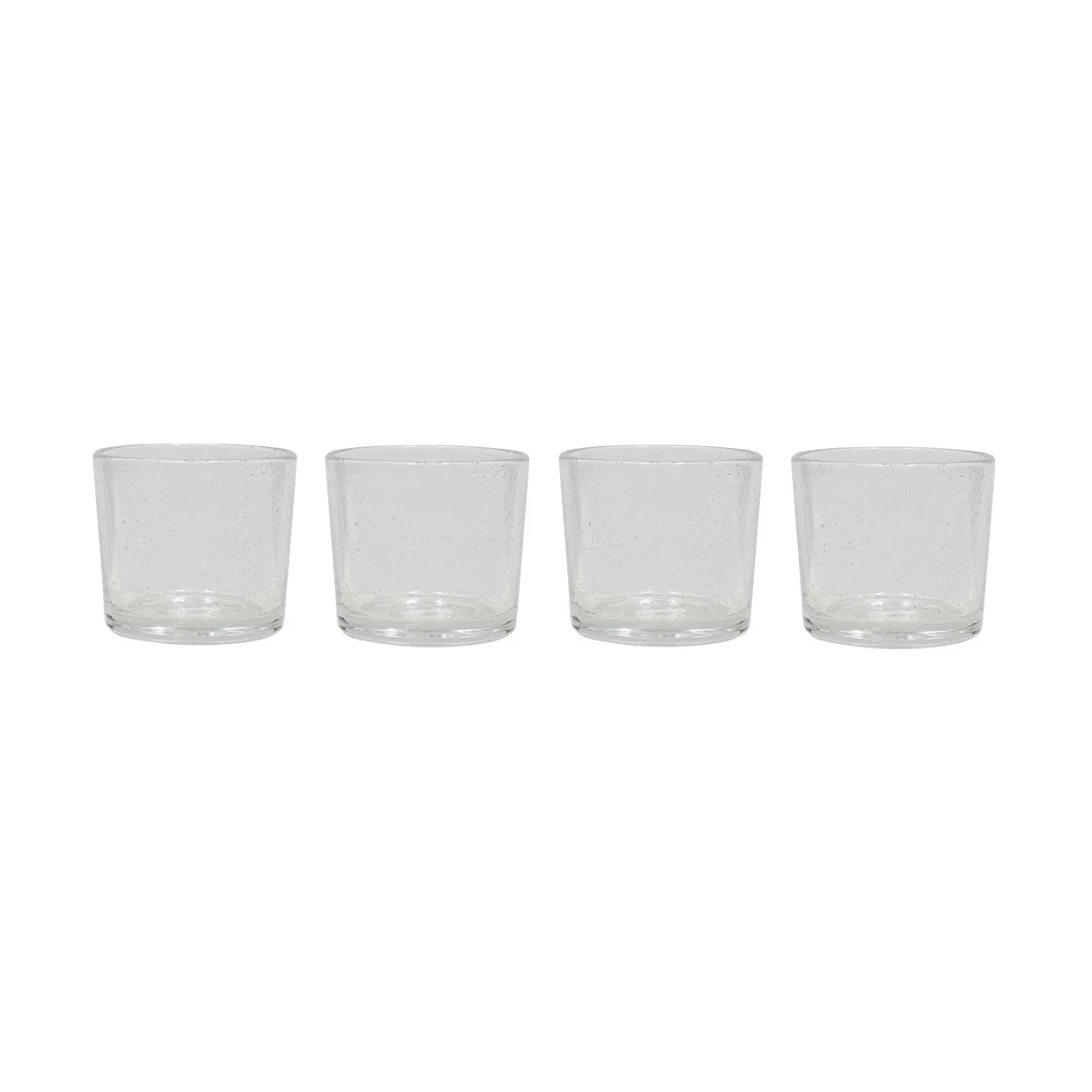 Kuki drinking glasses 4-pack, Clear OYOY