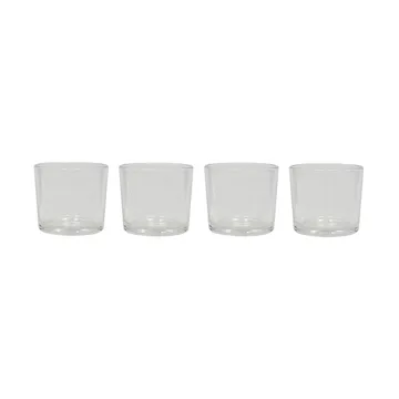 Kuki drinking glasses 4-pack - Clear - OYOY
