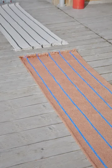 Lina rug 62x220 cm - Offwhite - OYOY