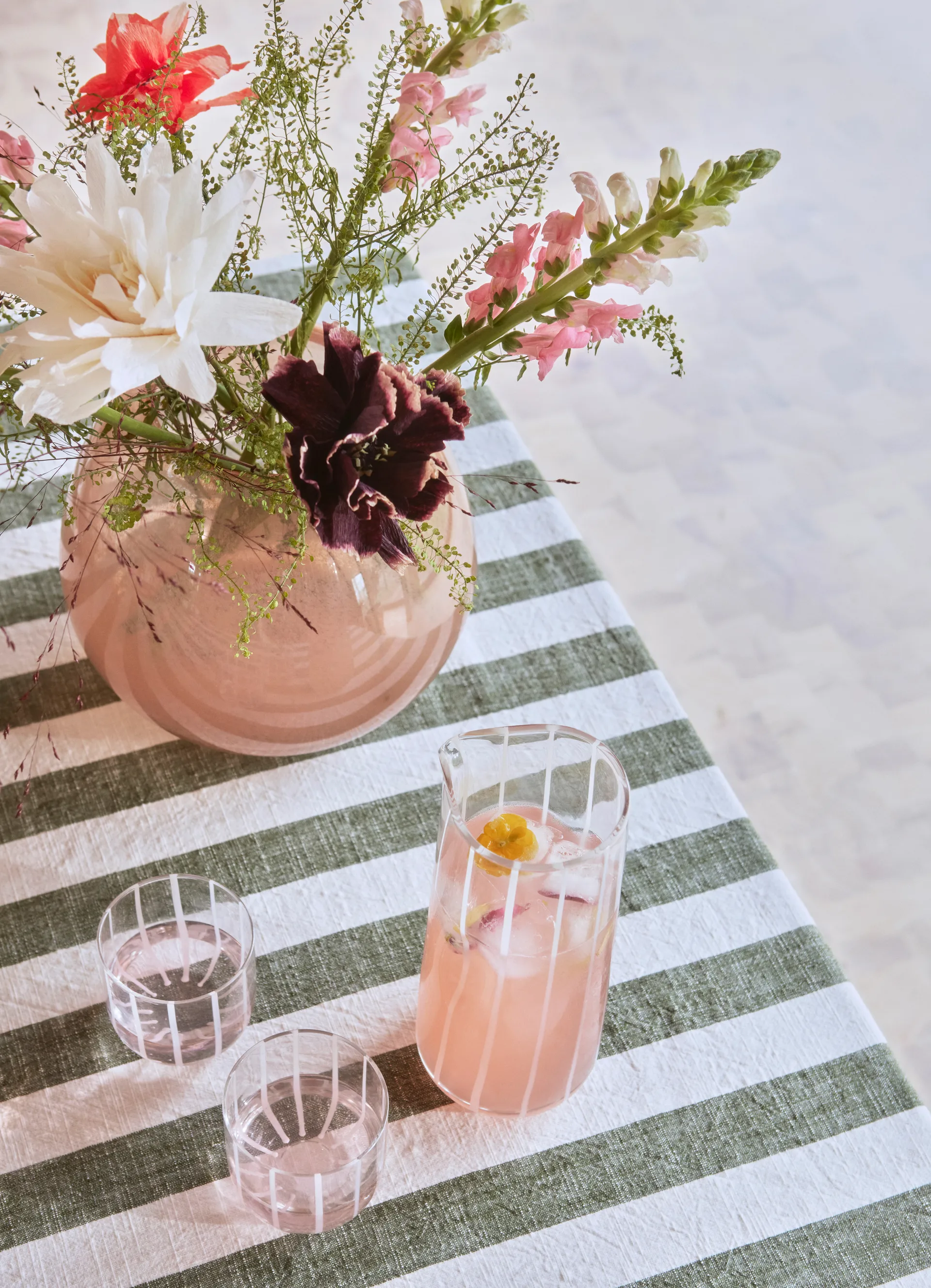 Mizu drinking glass 2-pack, Clear OYOY