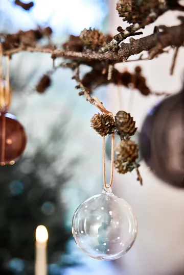 Natale Christmas bauble Ø7 cm - Clear - OYOY