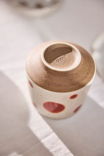 Nori dot cup Ø6.95 cm 2-pack - Blue-red - OYOY