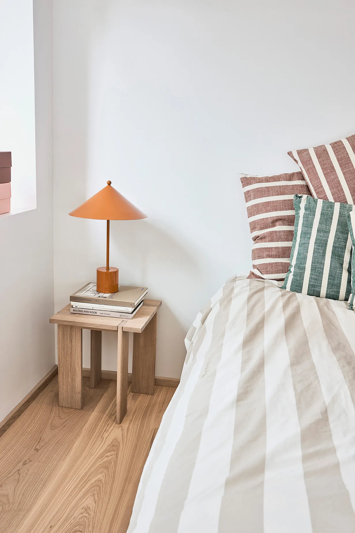 OY Square side table high 45x40x40 cm, Nature OYOY