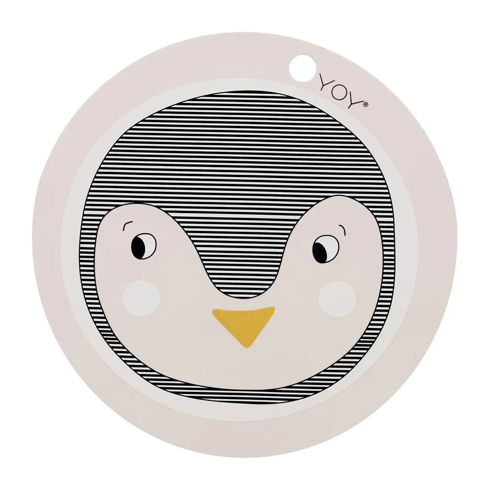 Penguin placemat, pink OYOY