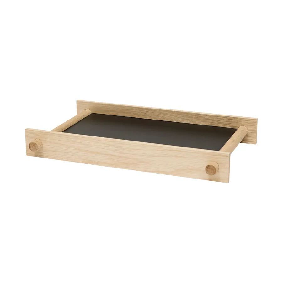 Pieni tray small 23.5x36.5 cm, Black OYOY