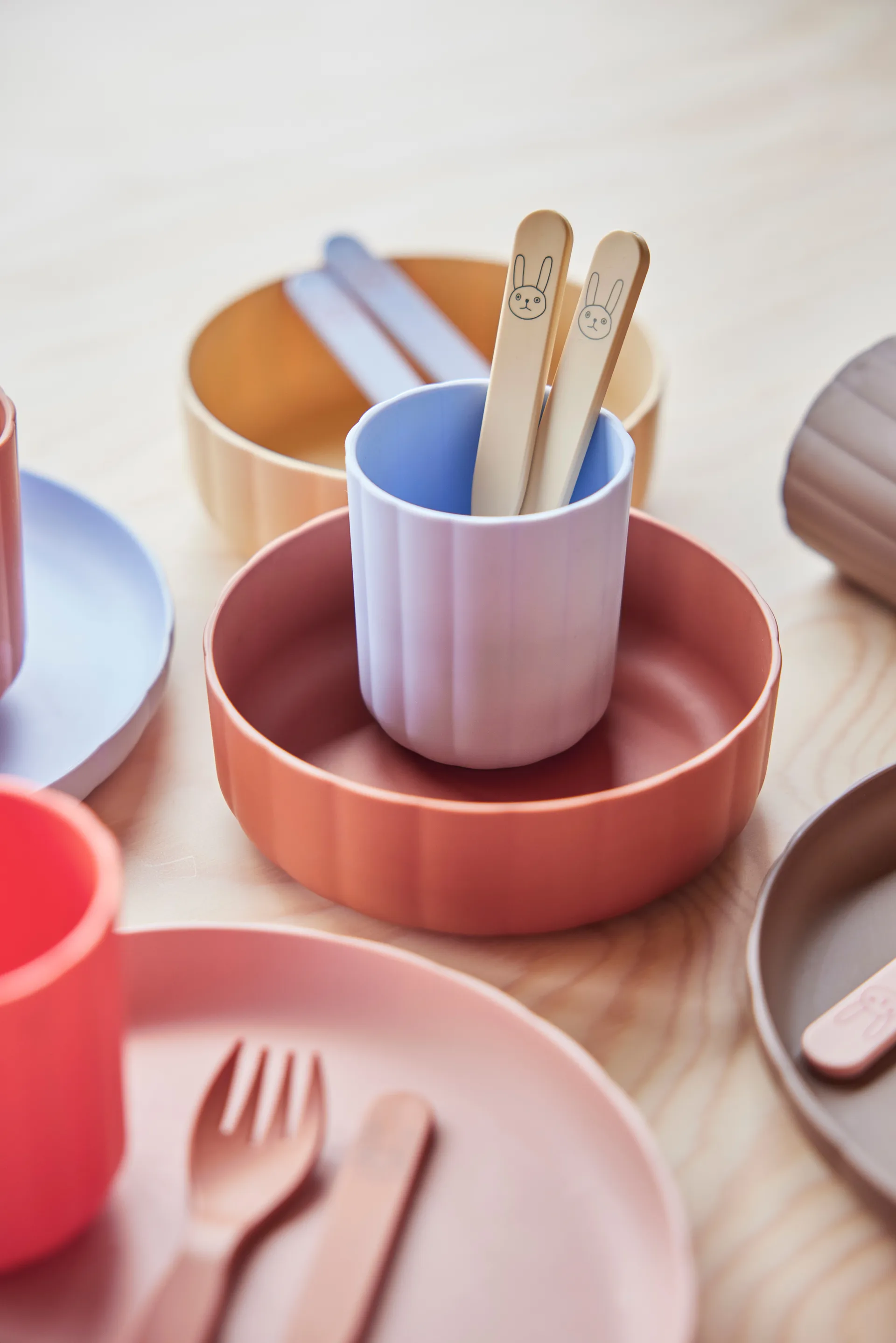 Pullo children's cutlery set, Vanilla OYOY