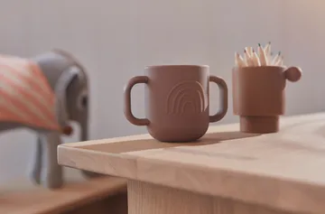 Tiny Inka cup 2-pack - Caramel-rose - OYOY