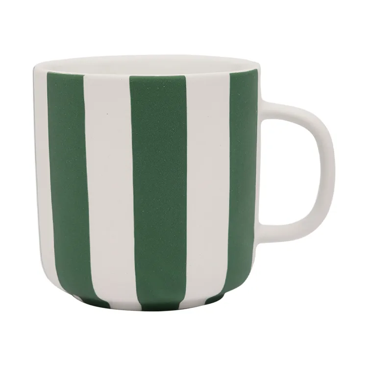 Toppu mug, Offwhite-green OYOY