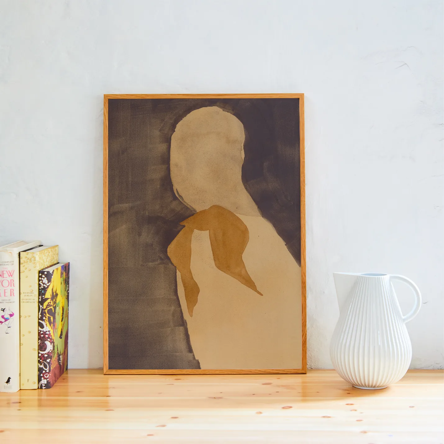 Brown Scarf poster, 30x40 cm Paper Collective
