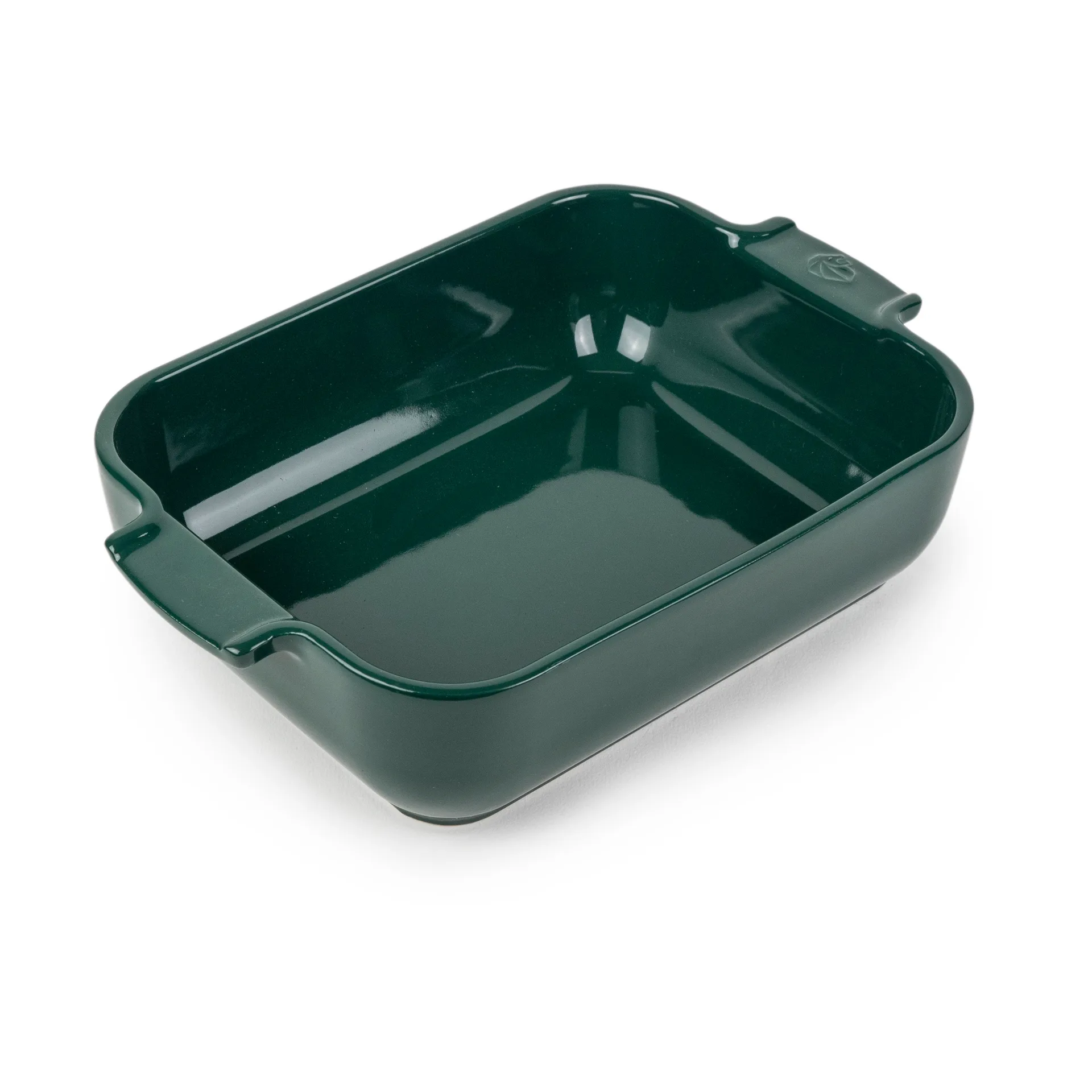 Appolia ceramic dish 13x22 cm, Forest green Peugeot