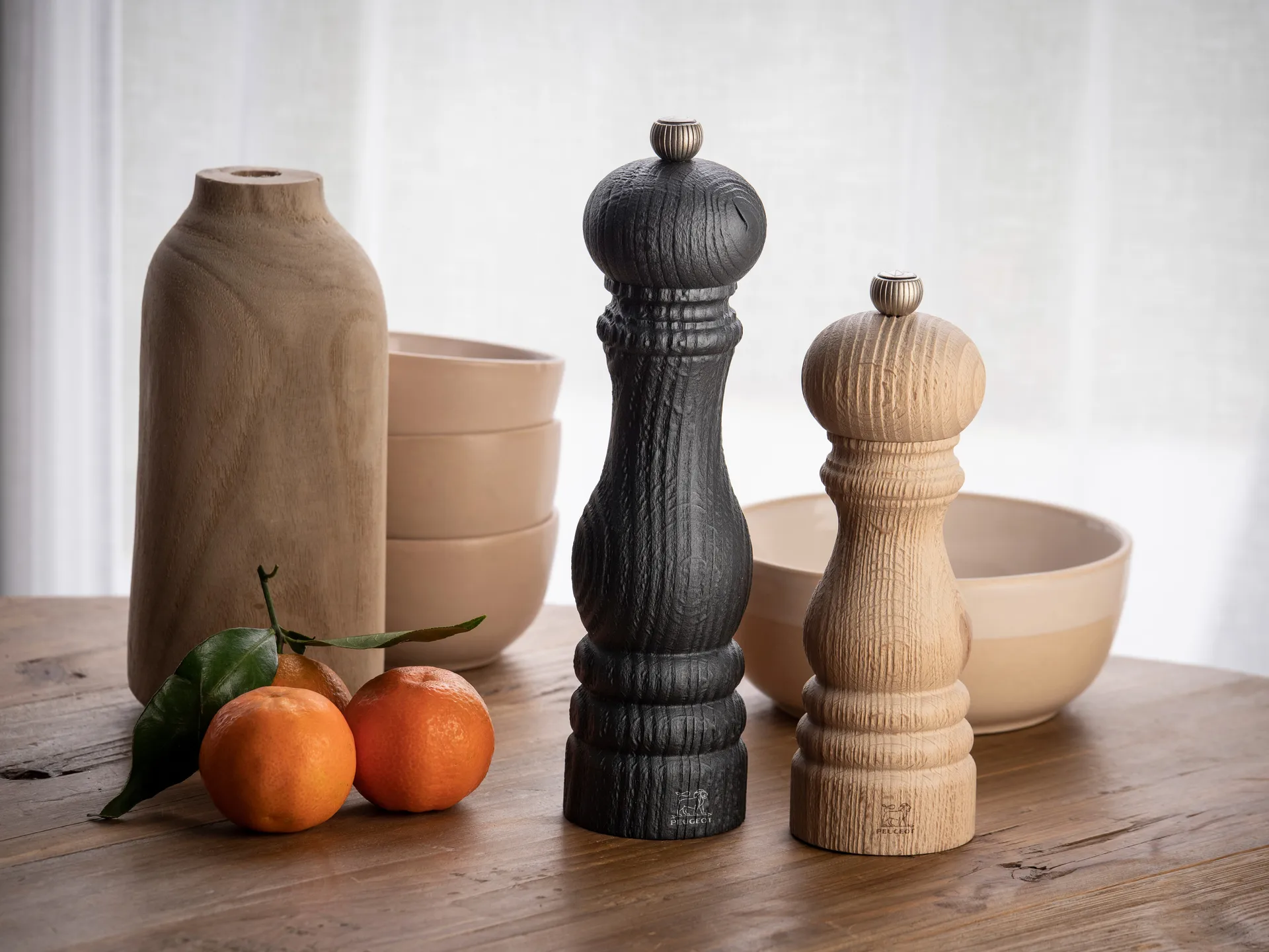 Paris nature pepper mill 18 cm, Natural Peugeot