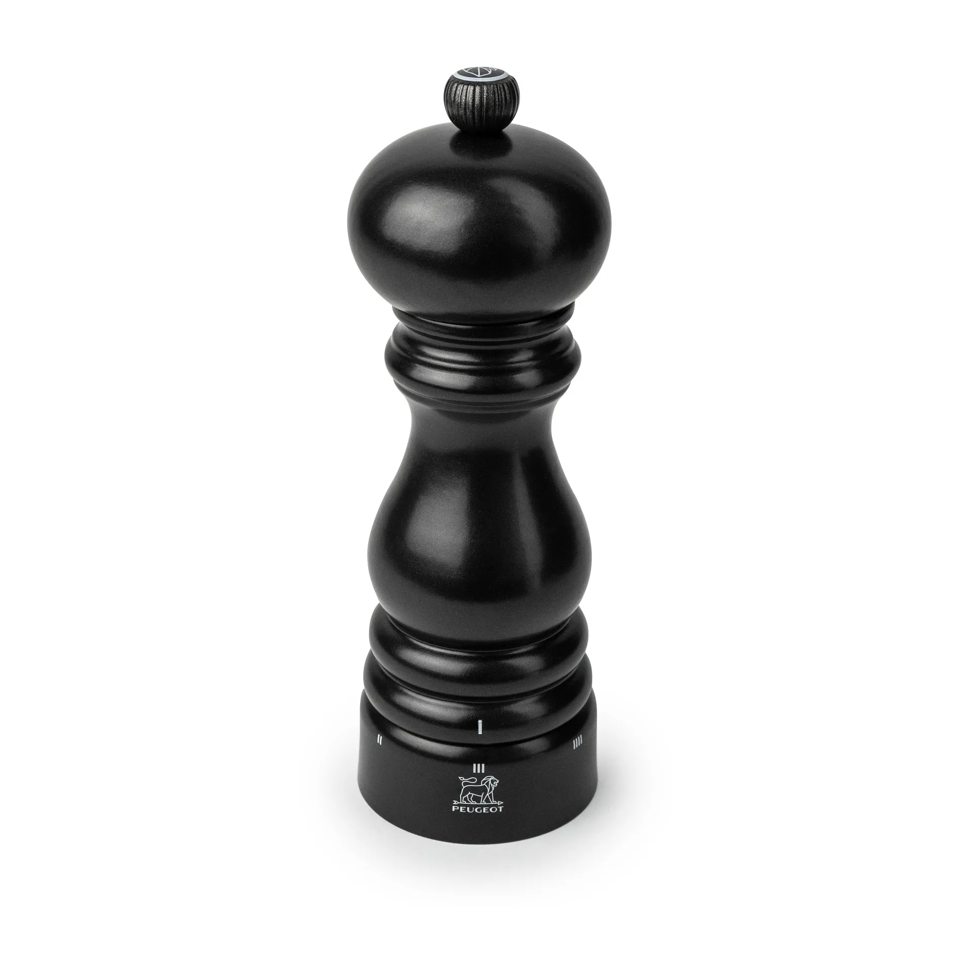 Paris u'Select salt mill 18 cm, Satin black Peugeot