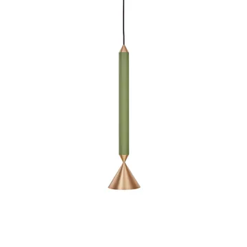 Apollo 39 pendant lamp - Forest, brass - Pholc