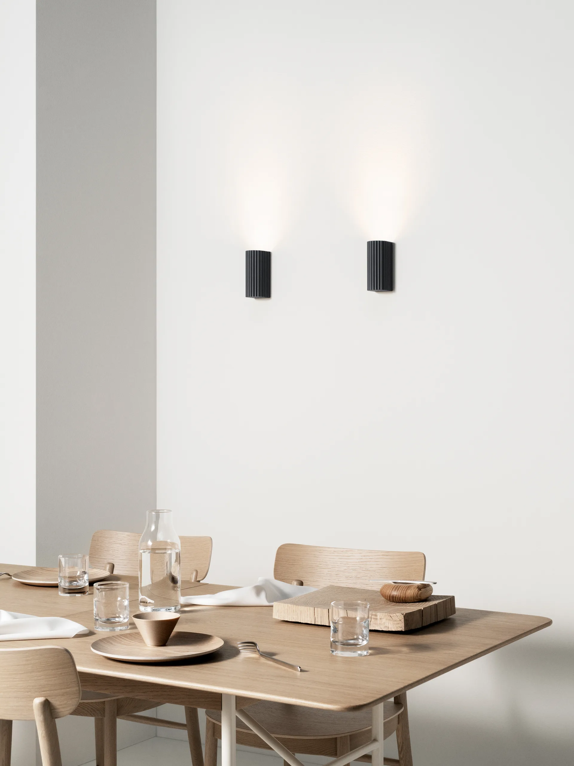 Donna 15 wall lamp, Chestnut Pholc