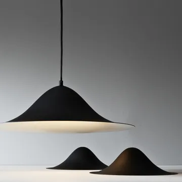 Hans 35 Pendant - Black matte, medium - Pholc