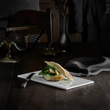 Serving tray with feet rectangular - white - Pillivuyt