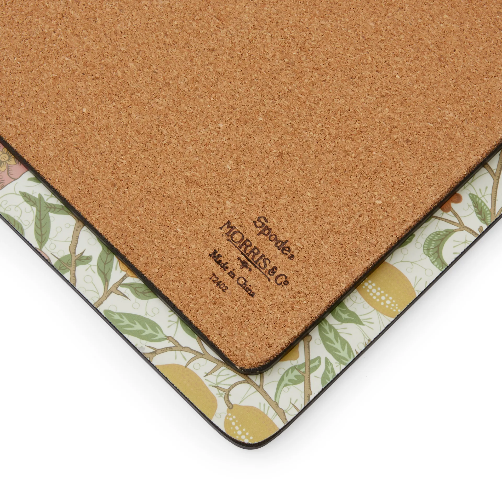 Morris & Co Simpley mixed placemat 4 pieces, Fruit, Willow, Strawberry Thief, Marigold Pimpernel