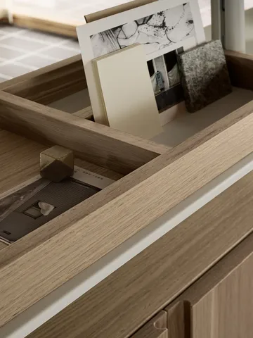 Pira G2 shelving system F C A White/Oak 256–264 cm - Pira