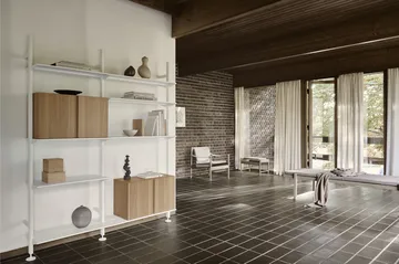 Pira G2 shelving system W A White/Oak - Pira