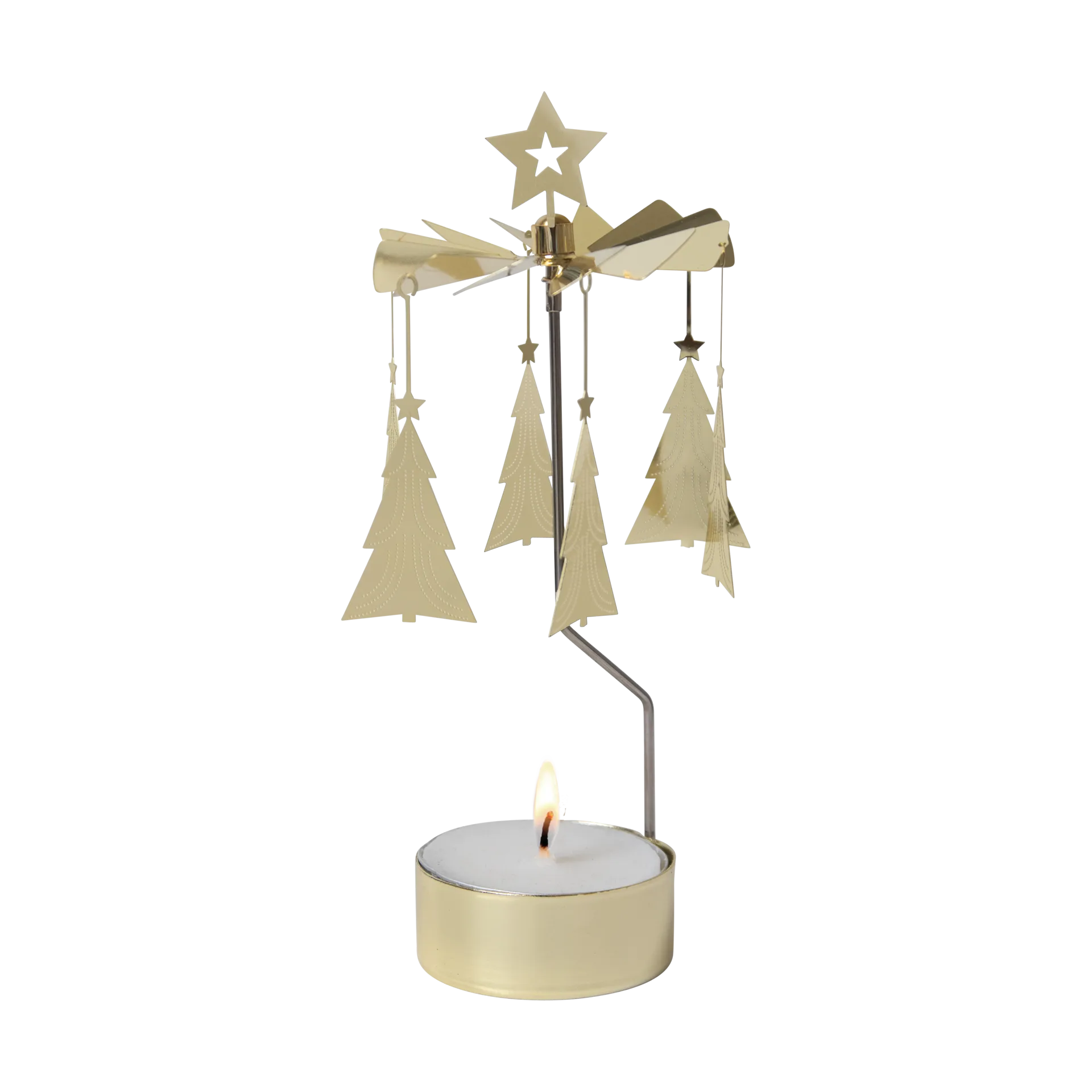 Angel chime Christmas tree, Gold Pluto Design