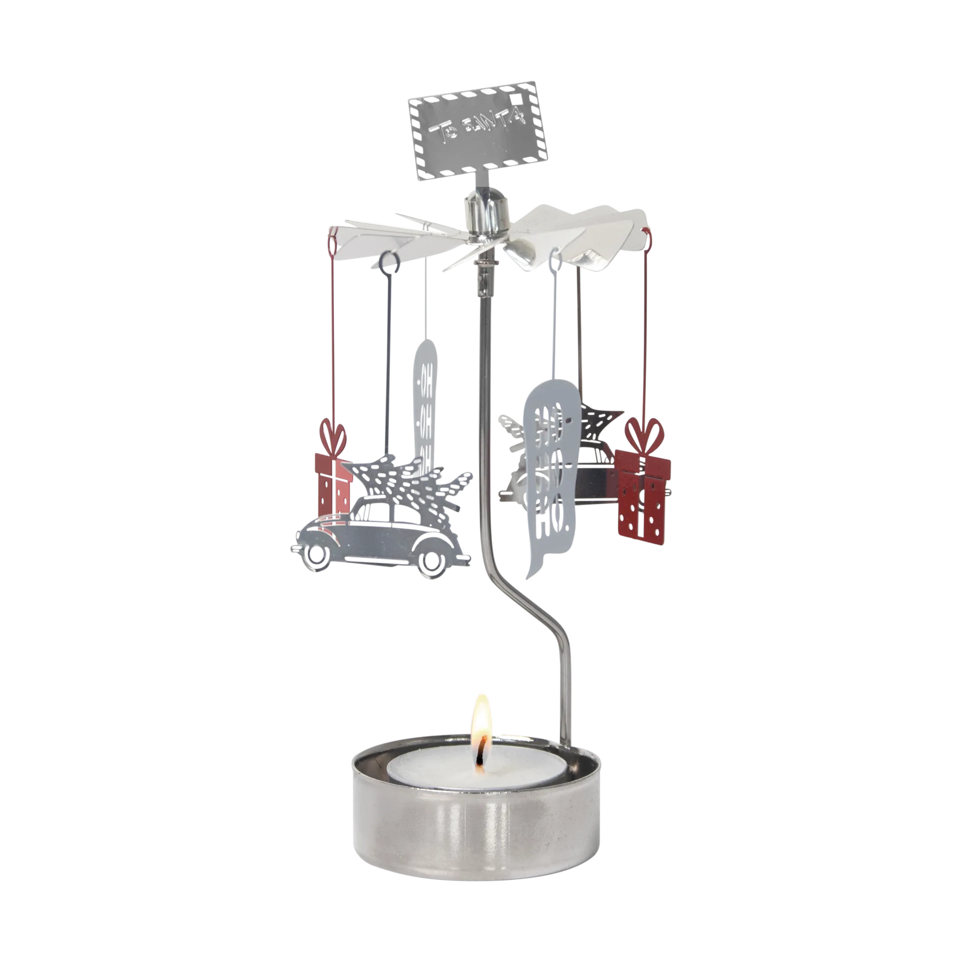 Angel chime To Santa, Gold Pluto Design