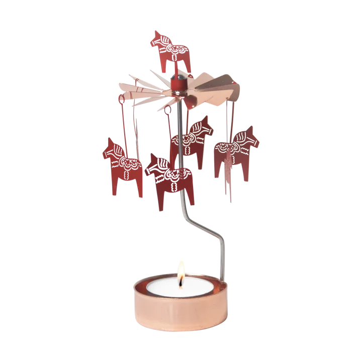 Dala horse angel chimes - Copper-red - Pluto Design