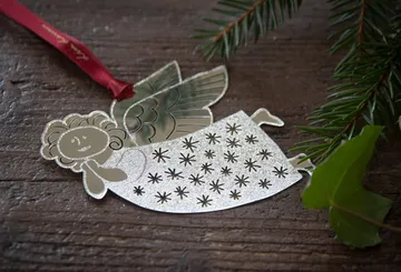 Lisa Larson Hanna decorative pendant - Silver - Pluto Design