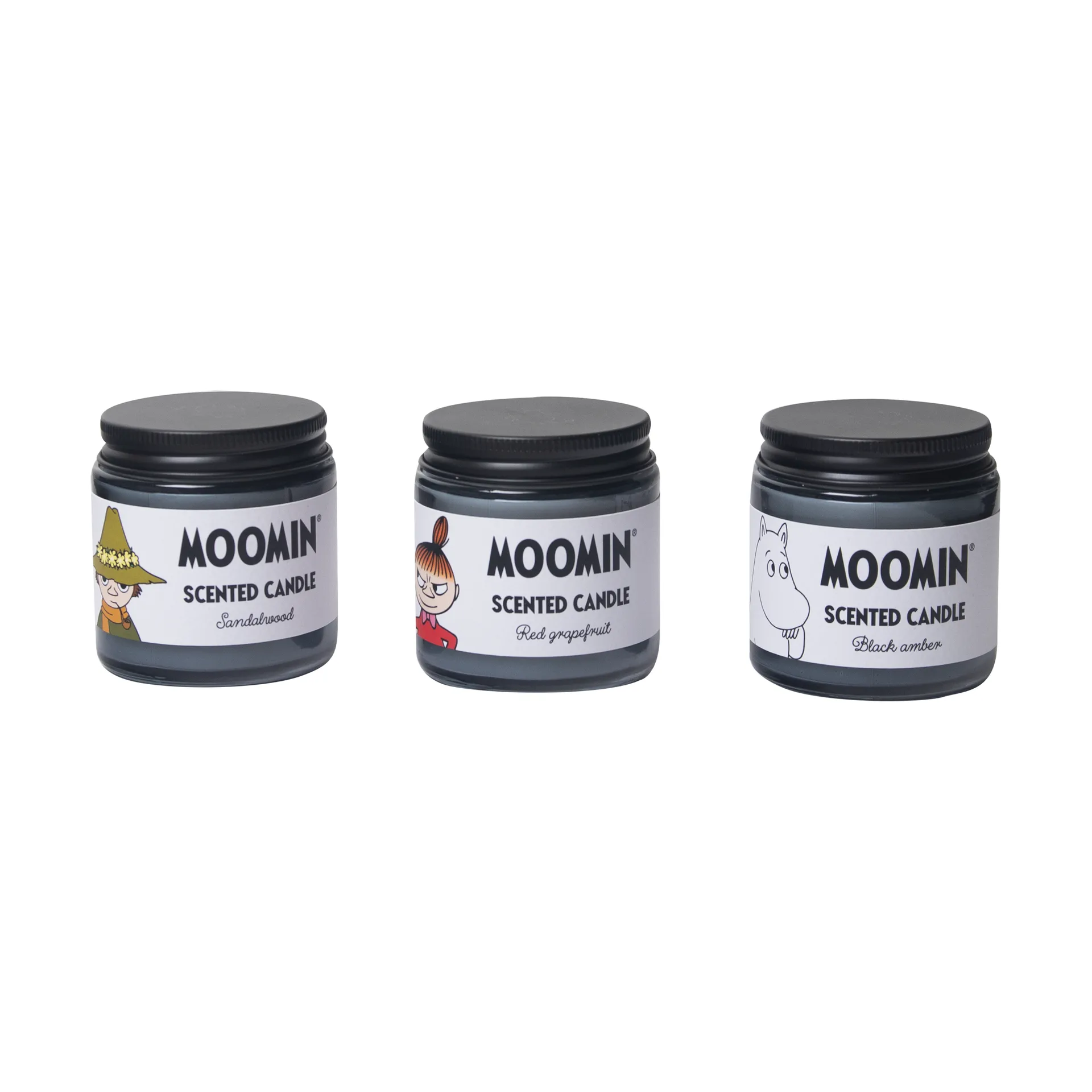 Moomin scented candle 3-pack, Together Pluto Design