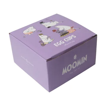 Mumin joy egg cup 4 parts - White-multi - Pluto Design