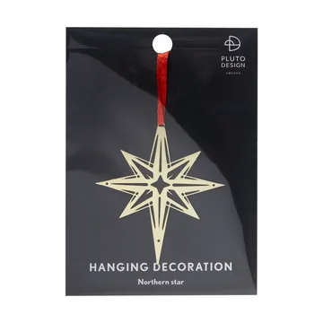 Northern star Christmas pendant - Gold - Pluto Design