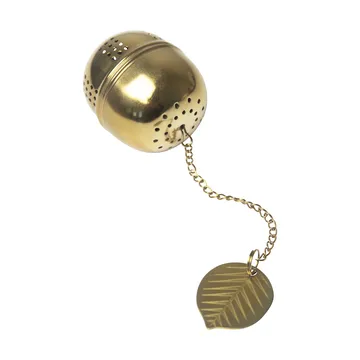 Stig L Berså tea infuser - Gold - Pluto Design