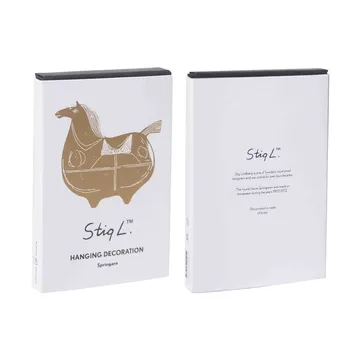 Stig L Knight's steed decorative hanging - Brass - Pluto Design