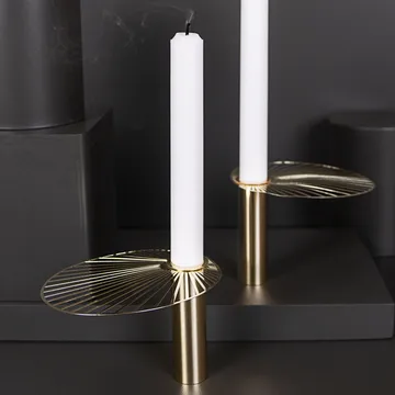 Sun candlestick large 9 cm - gold - Pluto Design