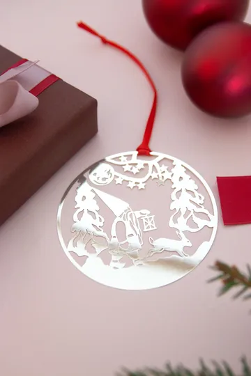 Winterland hanging decoration - Silver - Pluto Design