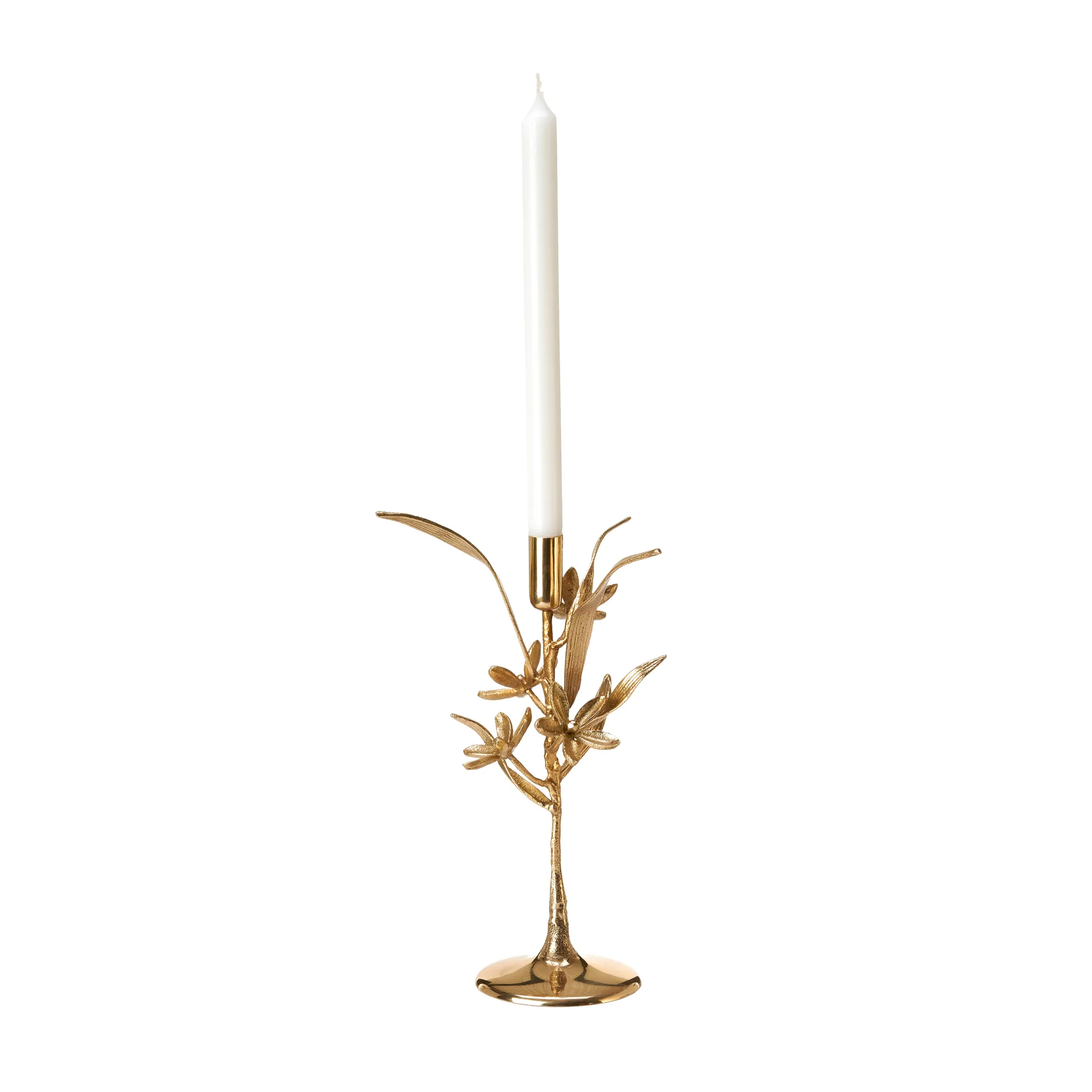 Bergamot candlestick 31 cm, Gold POLSPOTTEN