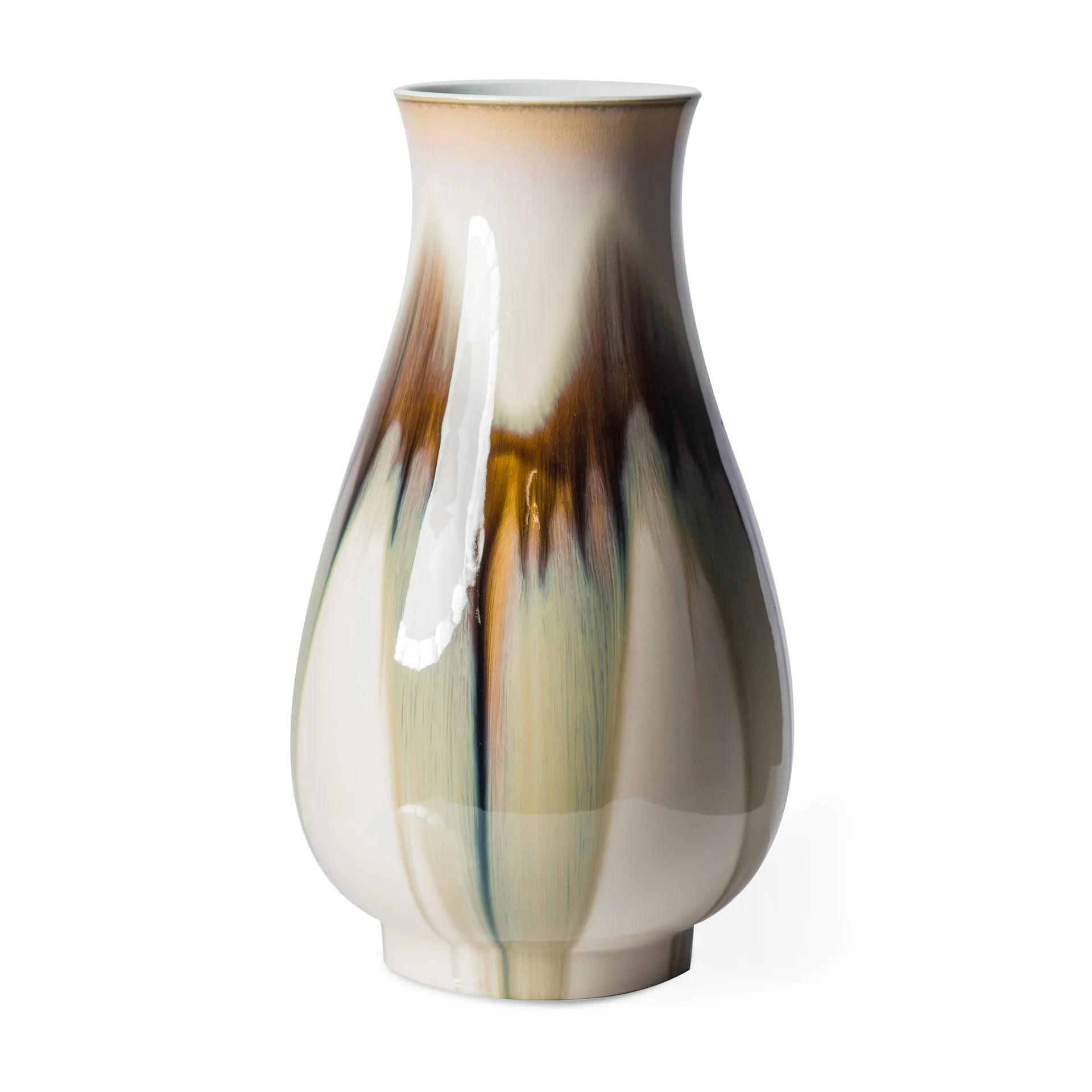 Crazy Perry vase S 55.5 cm, Beige-brown POLSPOTTEN