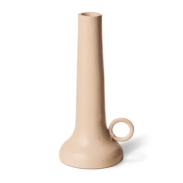 Spartan candle holder S 22 cm - Beige - POLSPOTTEN