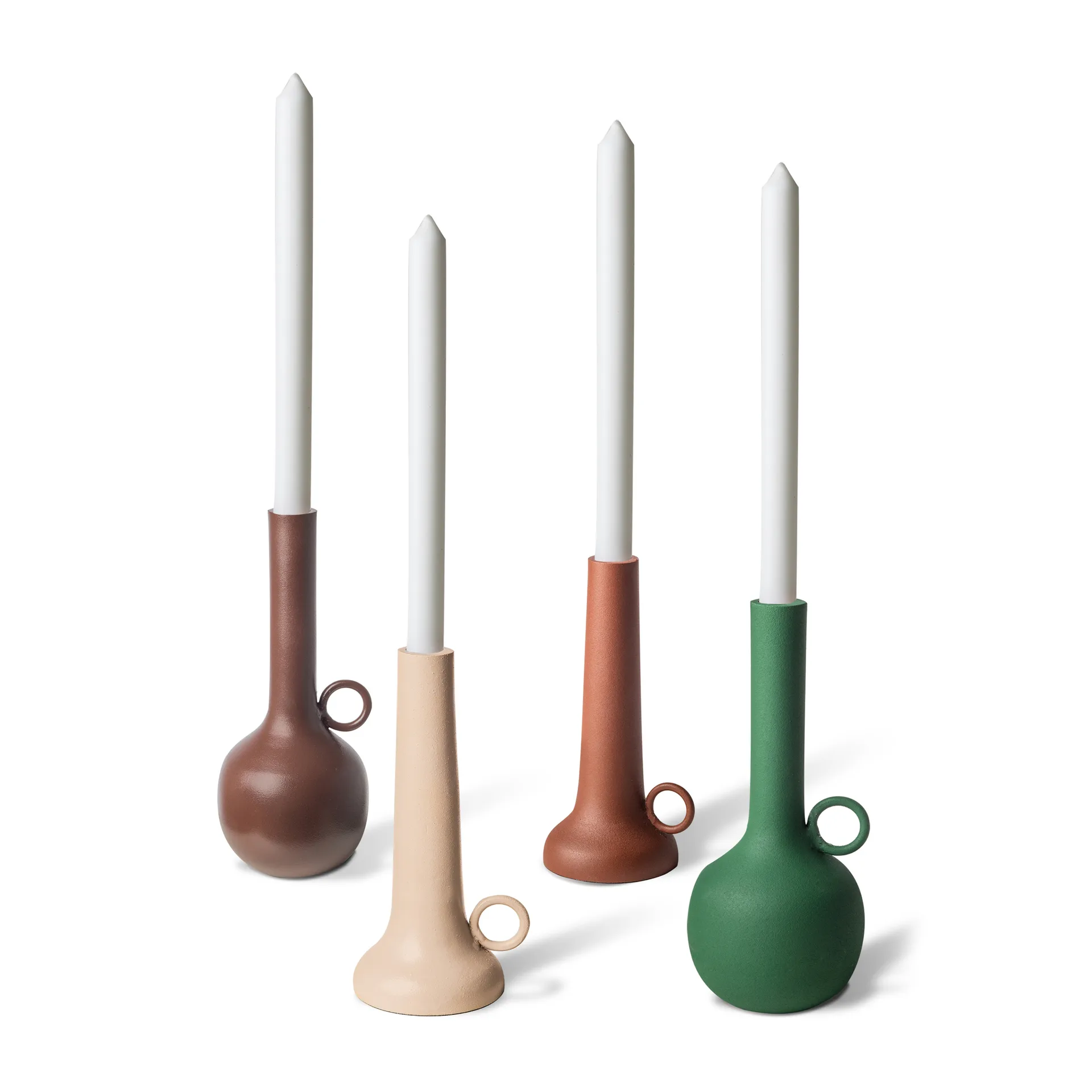 Spartan candle holder S 22 cm, Beige POLSPOTTEN